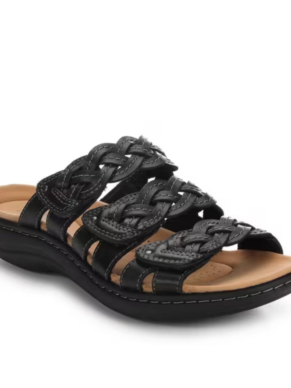 Clarks Women's Laurieann Rio Sandals in Black  Sz: 10
